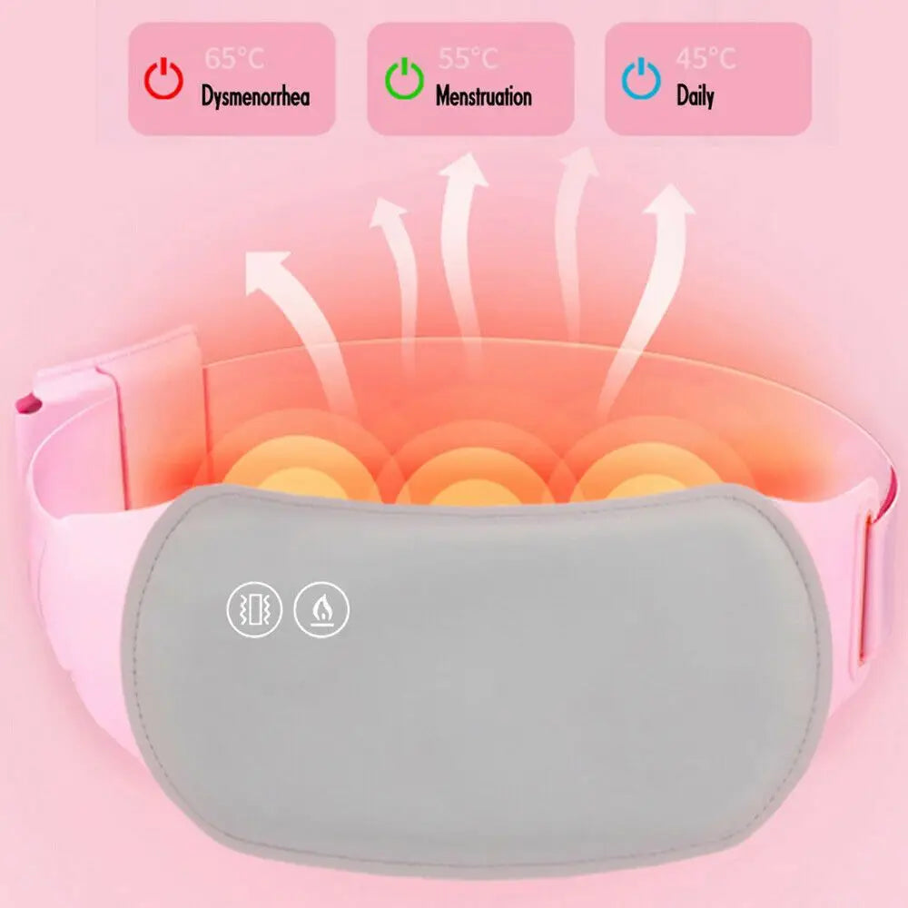 Adjustable USB Electric Heating Waistband for Menstrual Cramps Relief