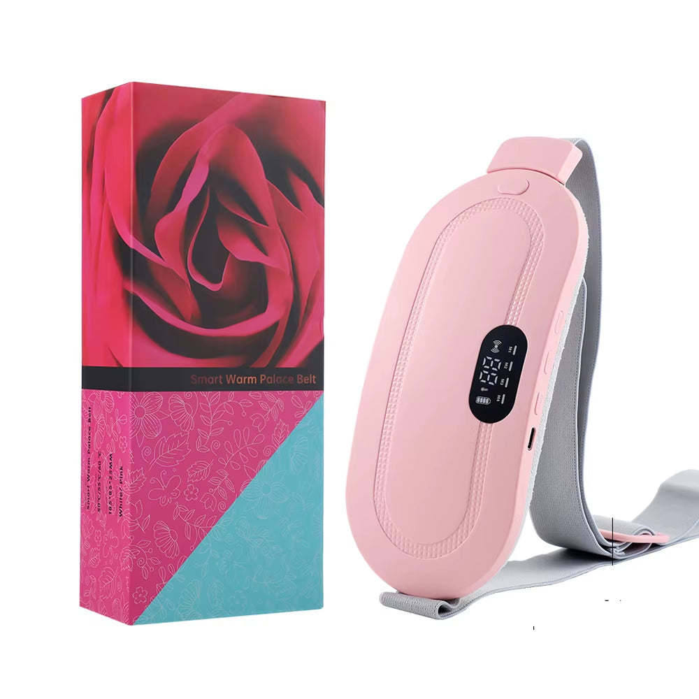 Electric Heating Waist Massage Belt for Abdominal Comfort and Menstrual Relief