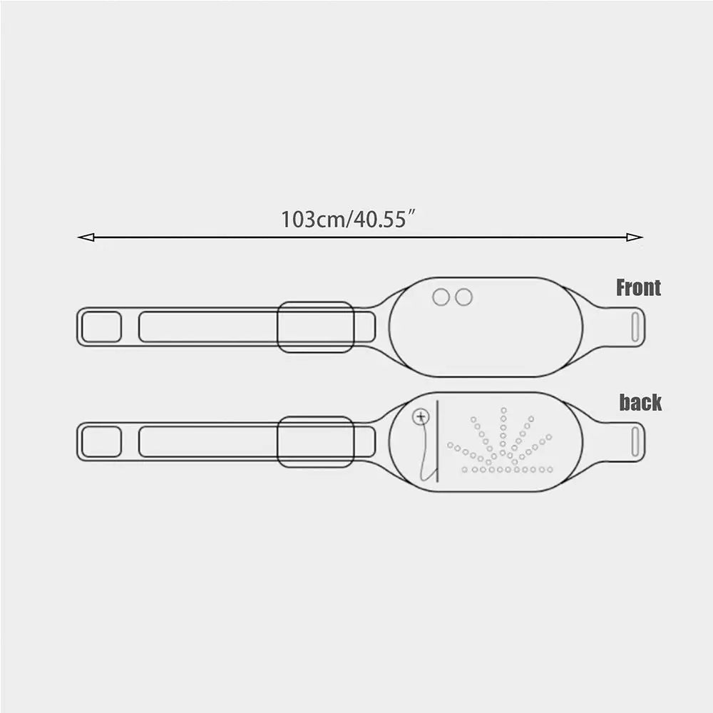 Adjustable USB Electric Heating Waistband for Menstrual Cramps Relief